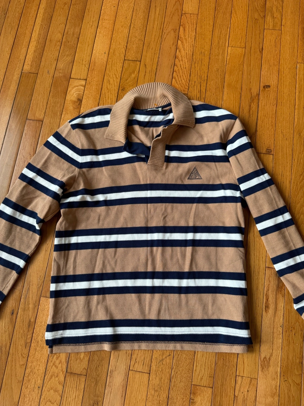 LANVIN OVERSIZED LONG SLEEVE POLO L (bl100